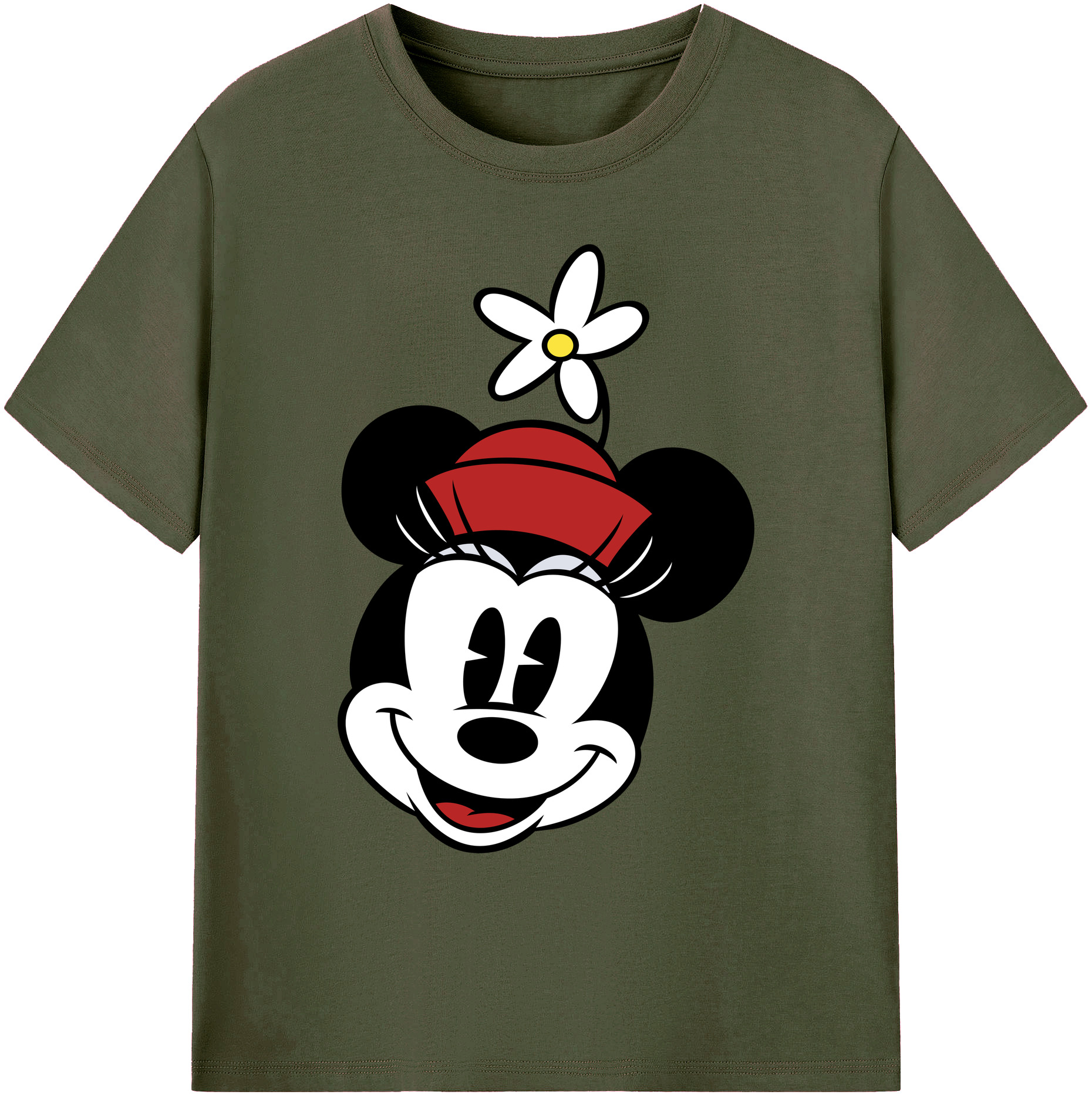 ミッキーマウス Mickey Mouse 綿100％ メンズ半袖Tシャツ｜肌触りやわらか＆通気性